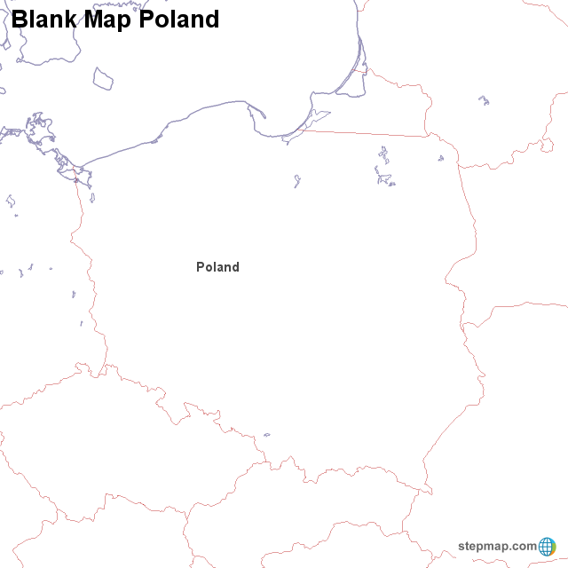 Map Of Poland Blank Blank Map Poland 1228773 