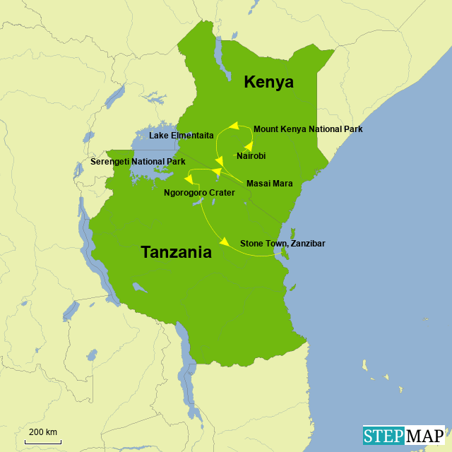 Tanzania Kenya Map At Alyssa Hardwicke Blog Kenya And Tanzania 1583215 