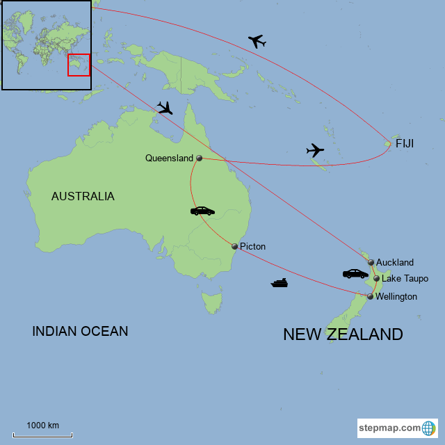 Fiji Australia New Zealand And Fiji Explorer 1518524 