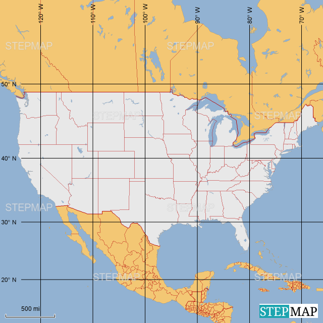 United States Longitude Latitude And Longitude In The Usa Usa Map US Latitude And Longitude 1733702 