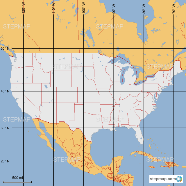United States Map With Latitude And Longitude Printable USA Latitude And Longitude 1733717 