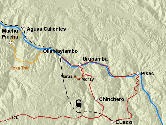 StepMap Urubamba Tal Landkarte F R Peru Urubamba Tal 1661770 