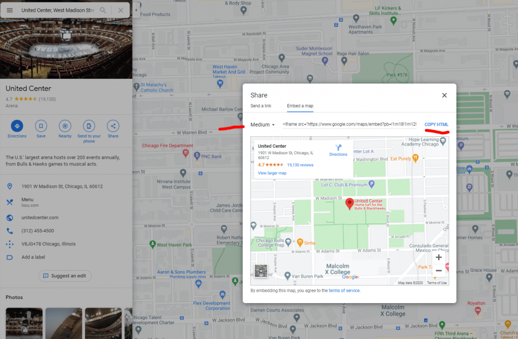 How To Embed Google Map In Website What Does Embed A Map Mean Maps Step4 1024x670 