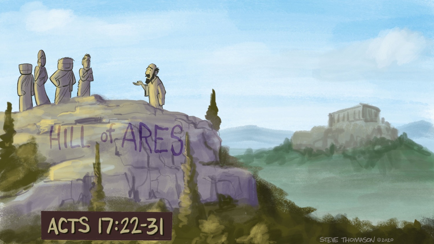 A Cartoonist’s Guide to Paul’s Speech on Mars Hill Acts 172231