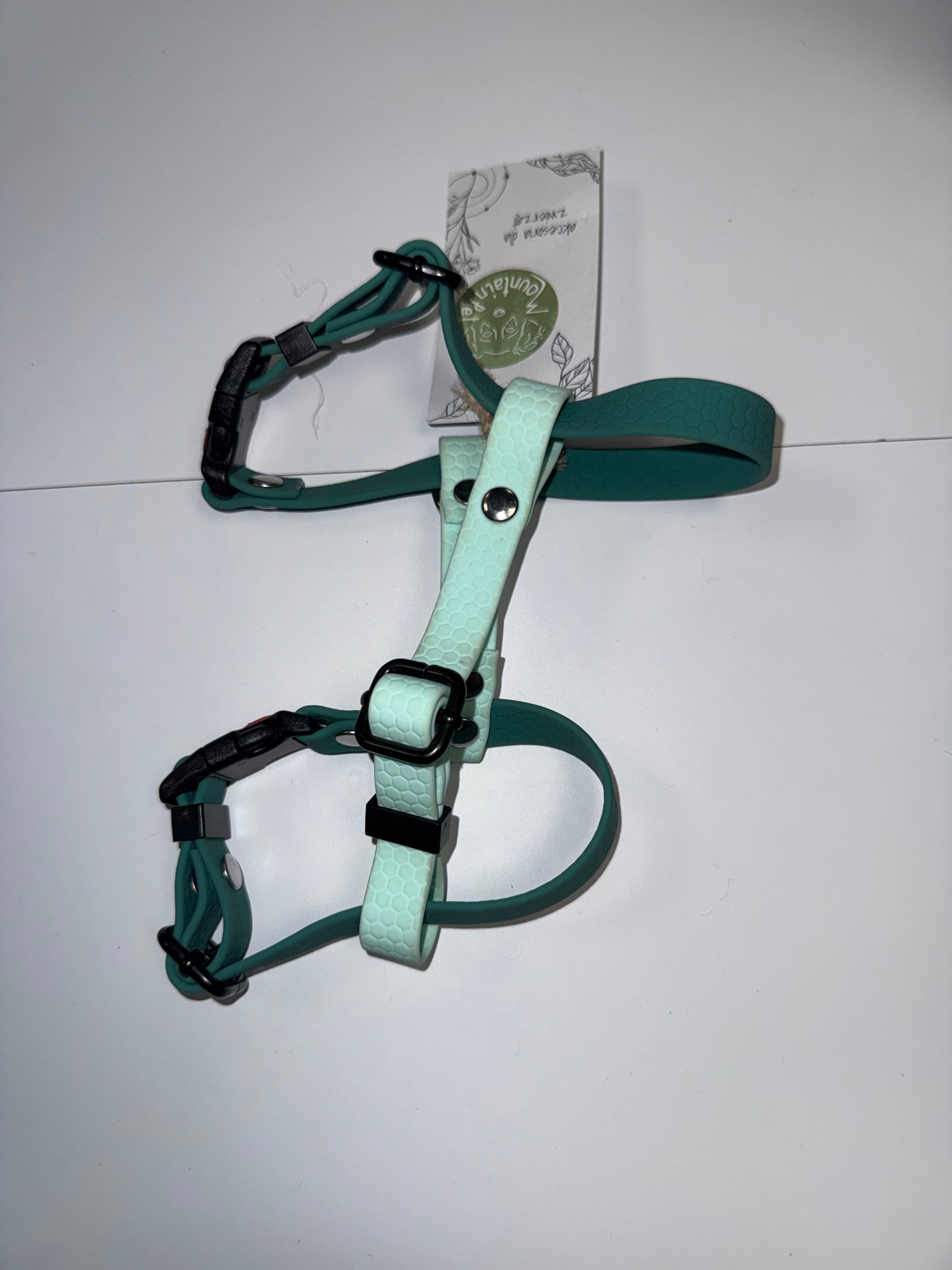 MountainPet – szelki dla kota HEXA XS błękitne