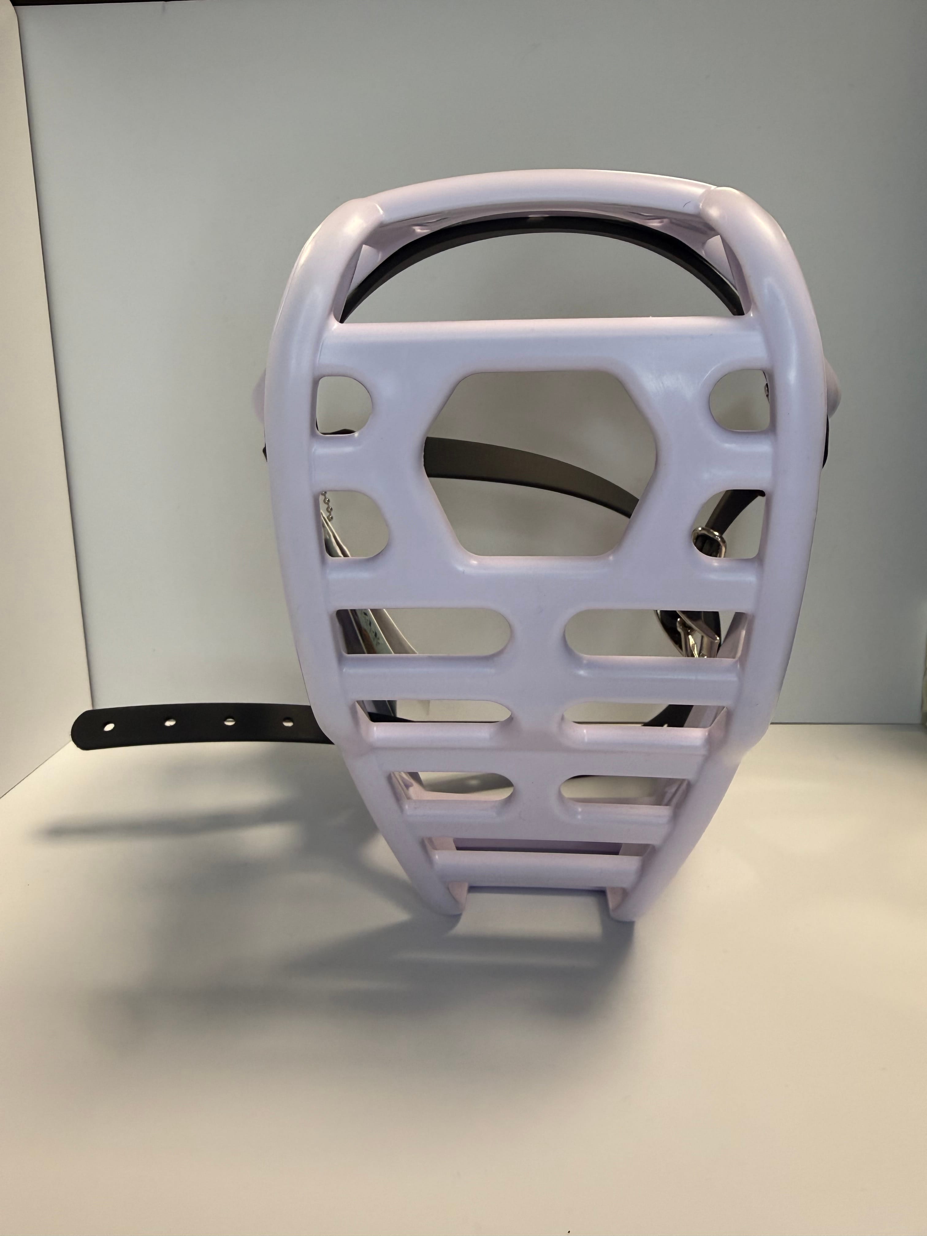 Muzzle Movement Kaganiec Mitzy Lilac z Czarnymi Paskami – Lekki Kaganiec Fizjologiczny dla Psa.