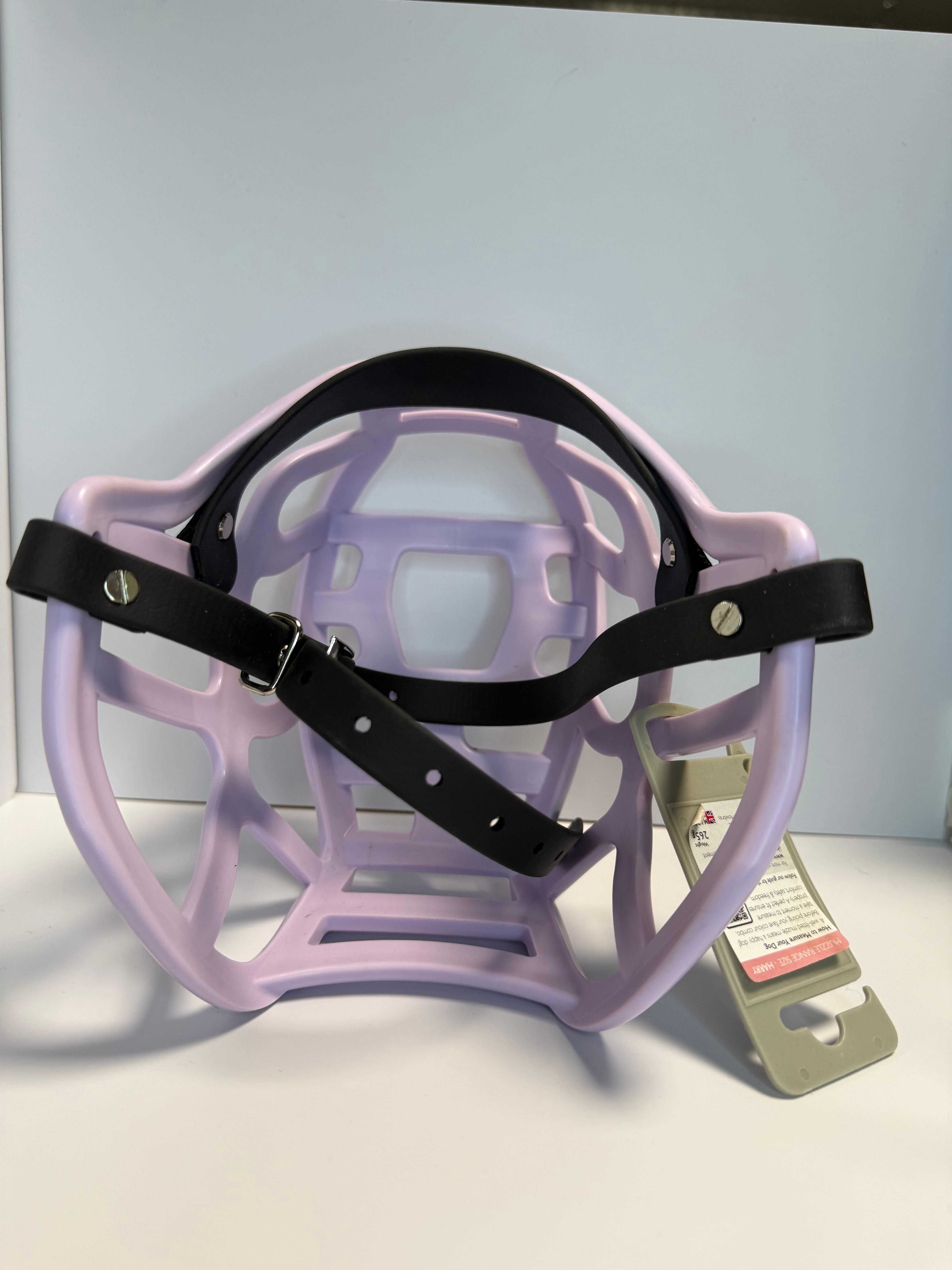 Muzzle Movement Kaganiec Harry Lilac z Czarnymi Paskami – Lekki Kaganiec Fizjologiczny dla Psa