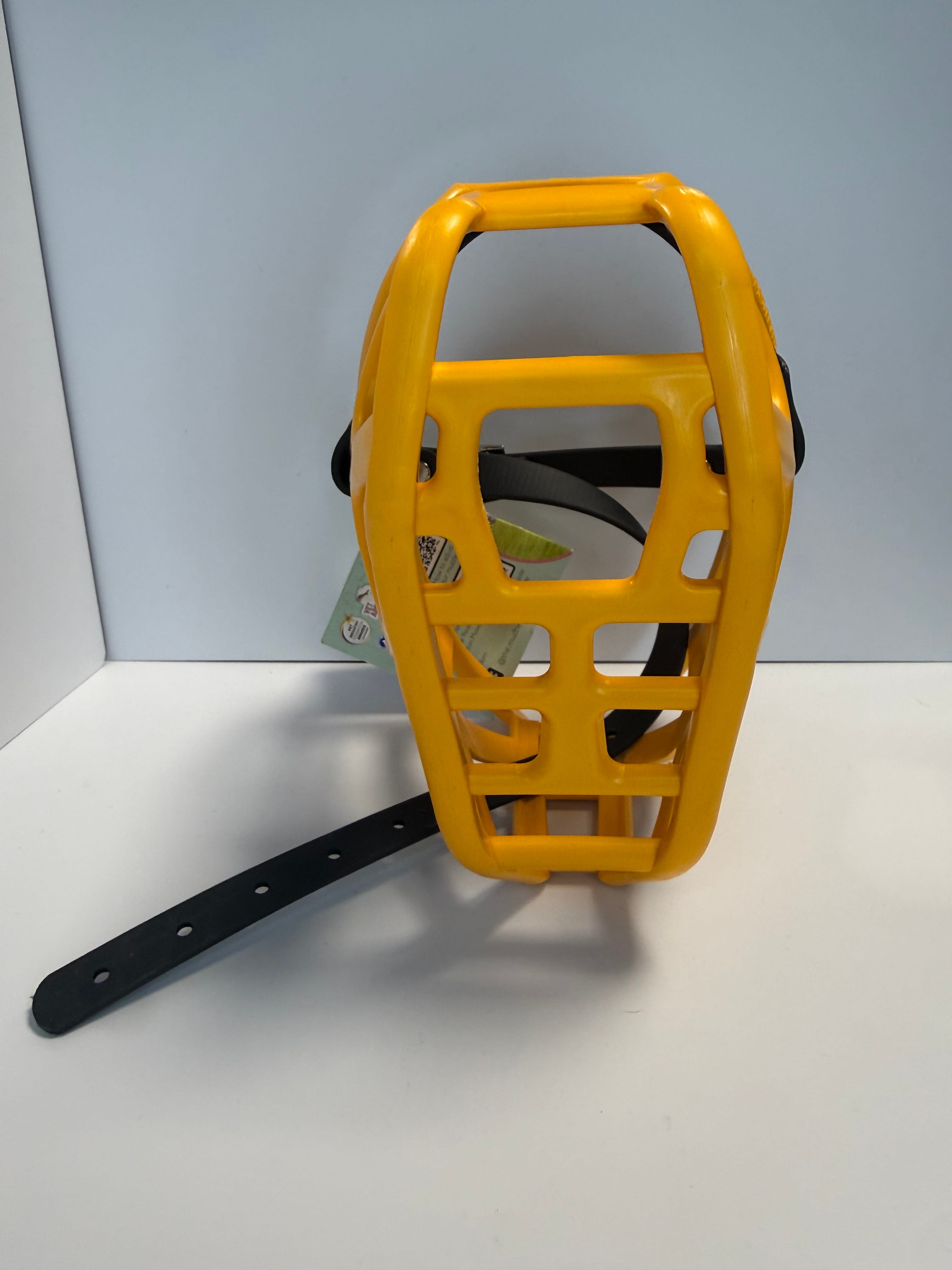 Muzzle Movement Kaganiec Taz Orange z Czarnymi Paskami – Lekki Kaganiec Fizjologiczny dla Psa.