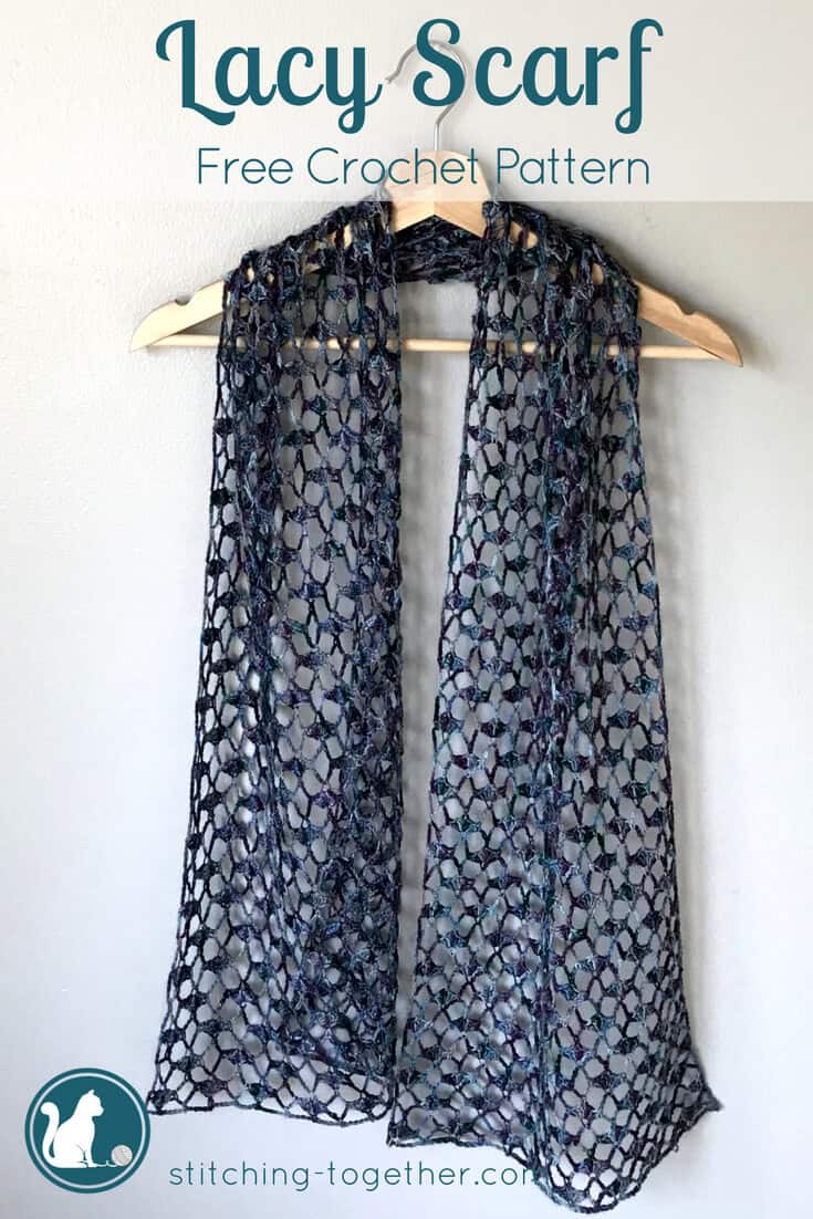 27/04/2019 · crochet scarf patterns can be made and worn all year long. Crochet Lacy Scarf Pattern