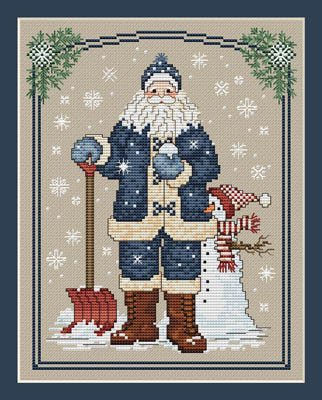 Snowflake Santa