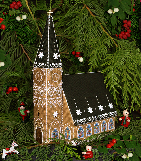 Gingerbread Church Leaflet - Part 3 of Gingerbread Village