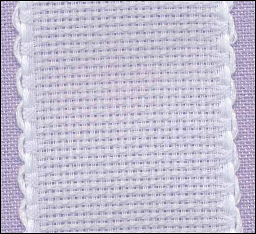 White Aida 14 Bookmark