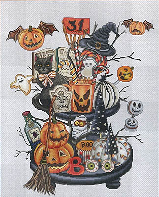 Halloween Candy Shelf
