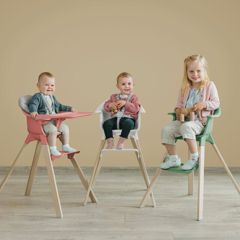 Durable, easy to clean and dishwasher safe. Stokke Clikk High Chair