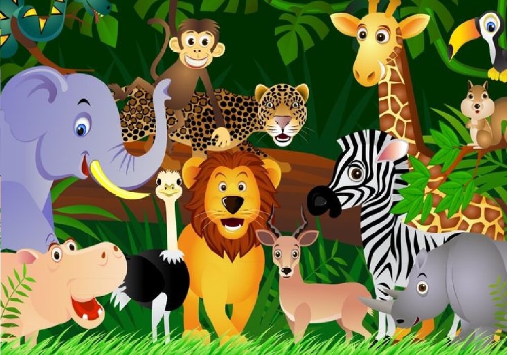 3 قصص للأطفال حيوانات الغابة مفيدة وجميلة