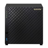 Asustor 4 bay NAS, AS3204Tv2 Tower, 2GB DDR3L, Intel Celeron Quad-Core, 2GB DDR3L, GbE x2, USB 3.0, WoL, System Sleep Mode, AES-NI hardware encryption