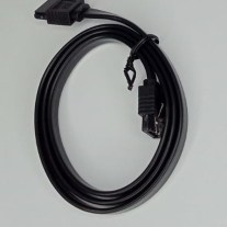 Black 65cm 180 degree  SATA 3.0 III SATA3 7pin Data Cable 6Gb/s.  SC-CBLSATFLAT-BLK