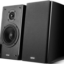 Edifier R2000DB Powered Bluetooth Bookshelf Speakers 25mm Eagle Eye tweeters High-gloss piano design Dual RCA Input with Remote Easy Optical Input R2000DB