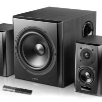 Edifier S351DB 2.1 Bluetooth Multimedia Speakers w/Subwoofer - 3.5mm/Optical/BT 5.1 AptX Wireless Sound/ Remote Control/8inch Booming Subwoofer S351DB
