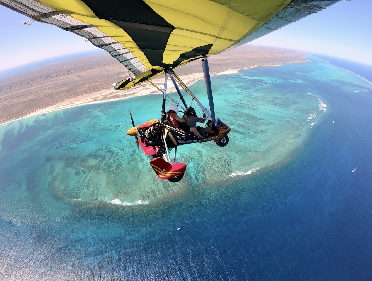 MICROLIGHT FLIGHT OVER NINGALOO