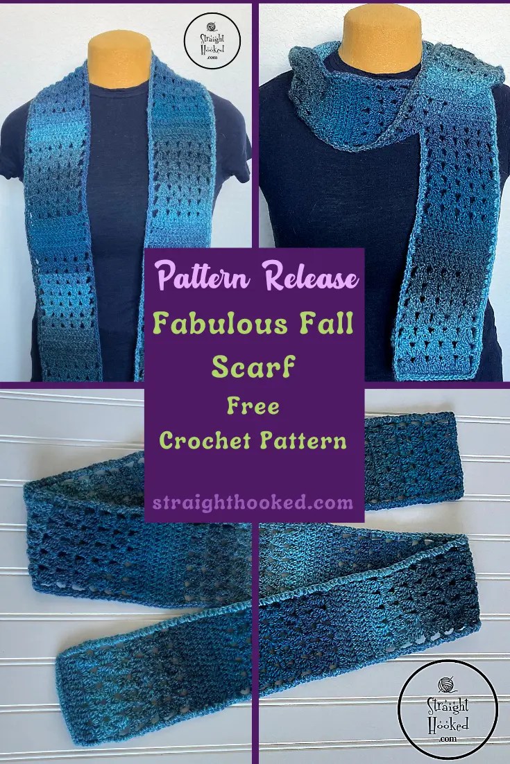 Read more about the article Fabulous Fall Scarf- FREE Crochet Pattern