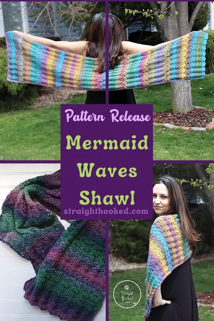 Read more about the article Pattern Release: the Mermaid Waves Shawl