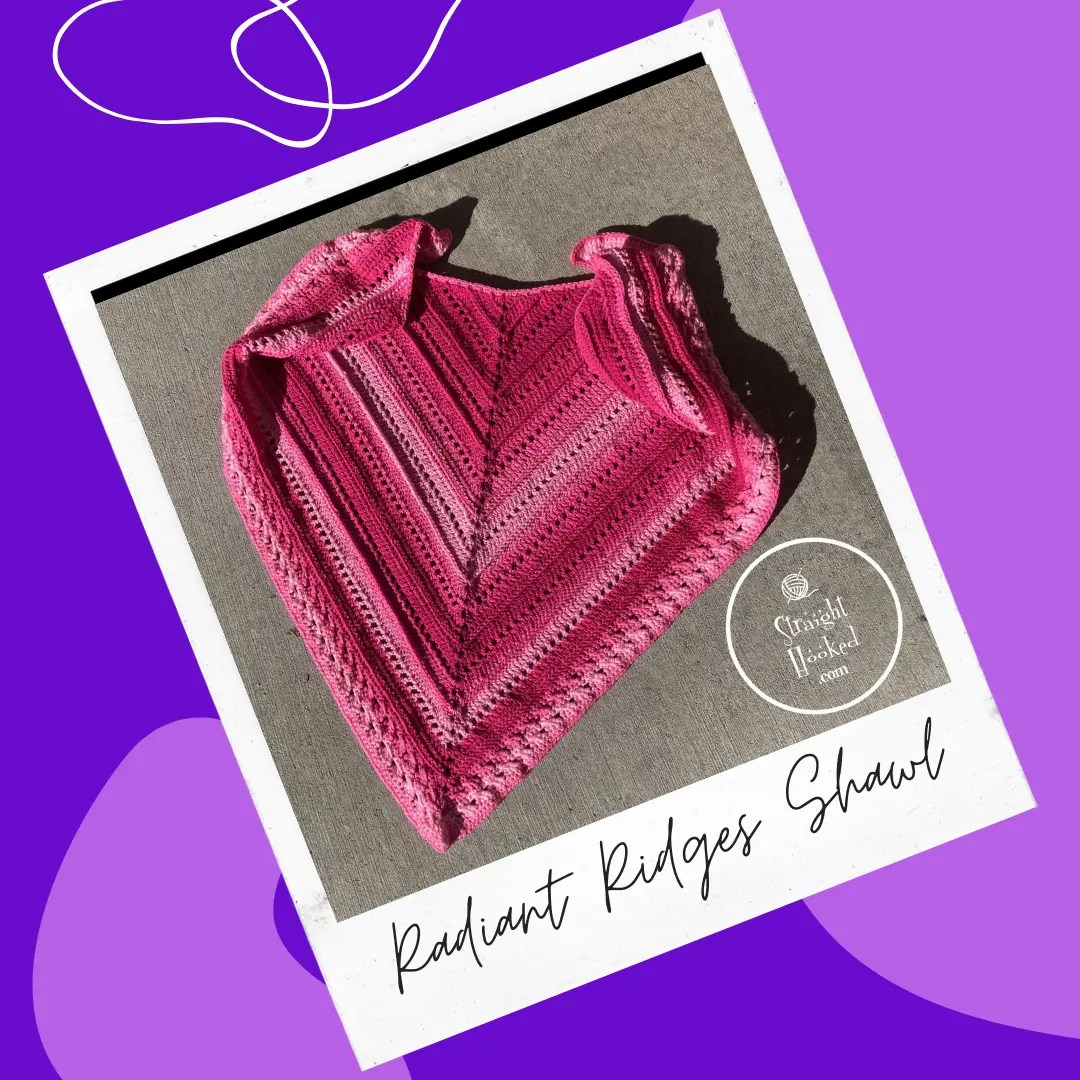 Radiant Ridges Shawl crochet pattern - Image 4
