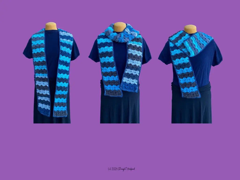 Diamondback Scarf crochet pattern - Image 3