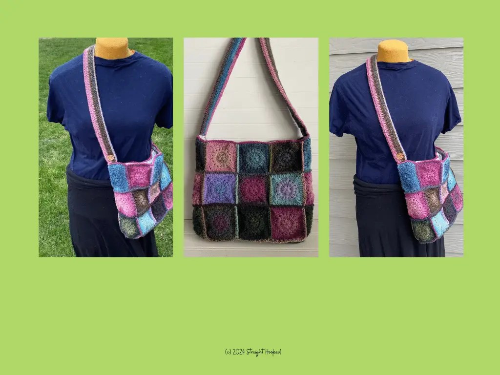 Patchwork Crossbody Handbag crochet pattern - Image 3