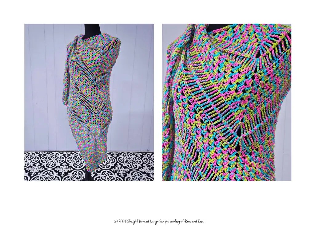 Party Pop Shawl crochet pattern - Image 4