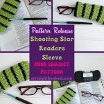 Shooting Star Readers Sleeve FREE Crochet Pattern