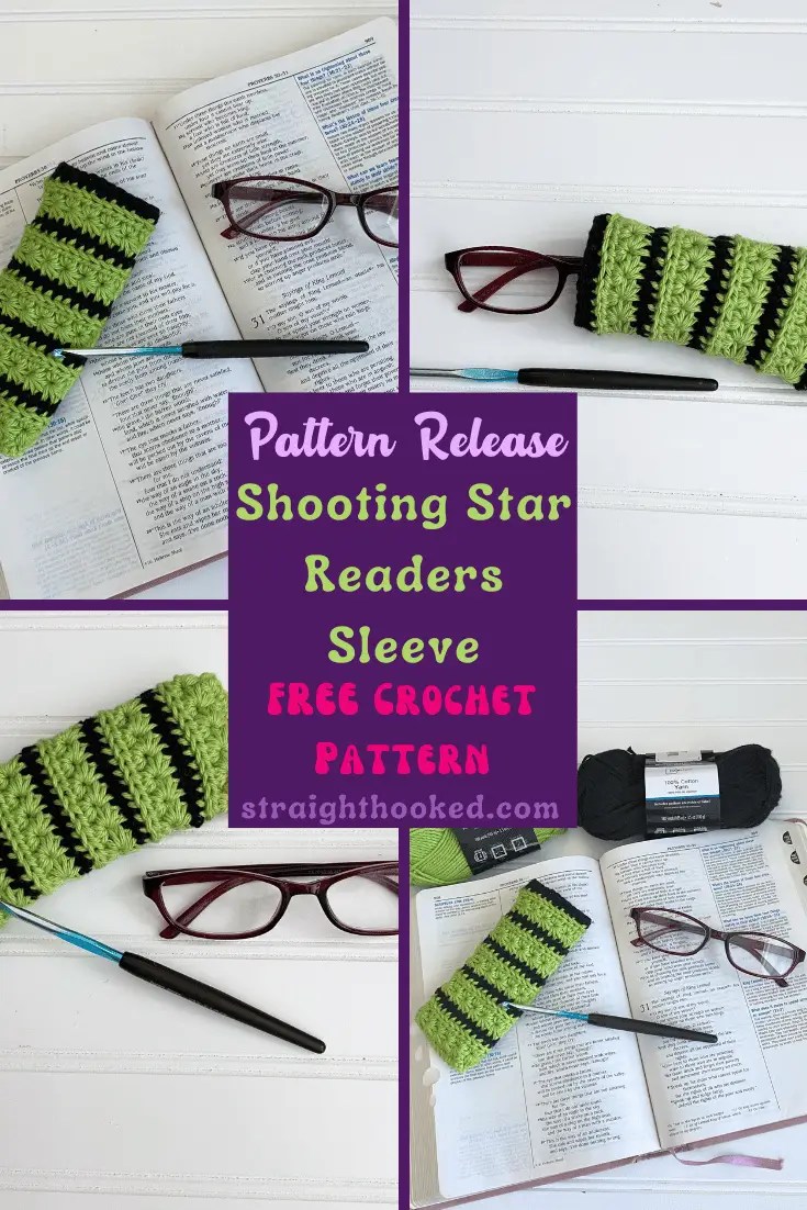 Read more about the article Shooting Star Readers Sleeve FREE Crochet Pattern