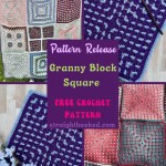 Granny Block Square- FREE Crochet Pattern