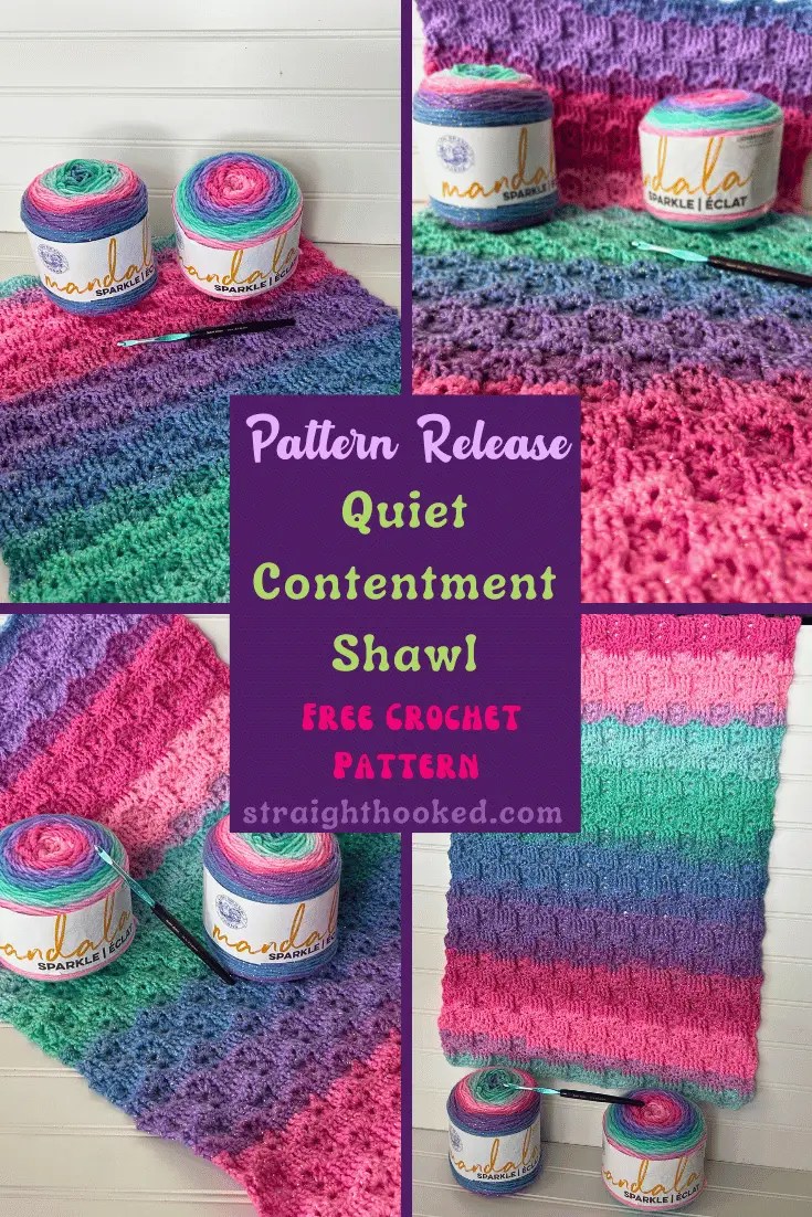 You are currently viewing Quiet Contentment Shawl- FREE crochet pattern