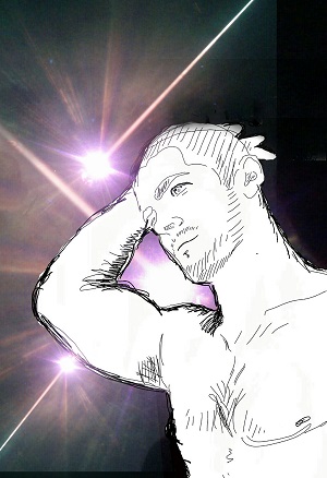 Kenneth pauses while massaging his warm supple scalp to meditate upon whether light or darkness constitutes the true substance of the universe.