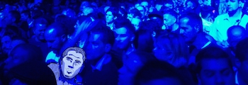 Even in a crowd, even at a Grace Jones concert, Kenneth is always completely singular and utterly alone.
