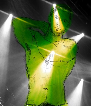 Kenneth is conjured into existence by light, by your attention.