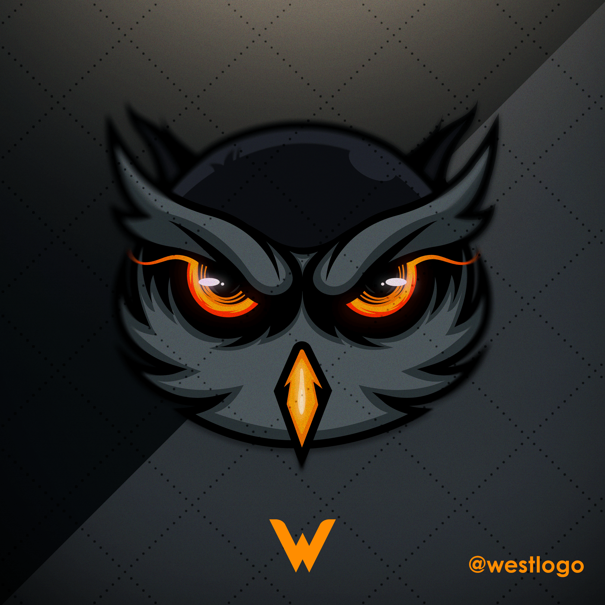 Owl Mascot Logo Streamer Overlays