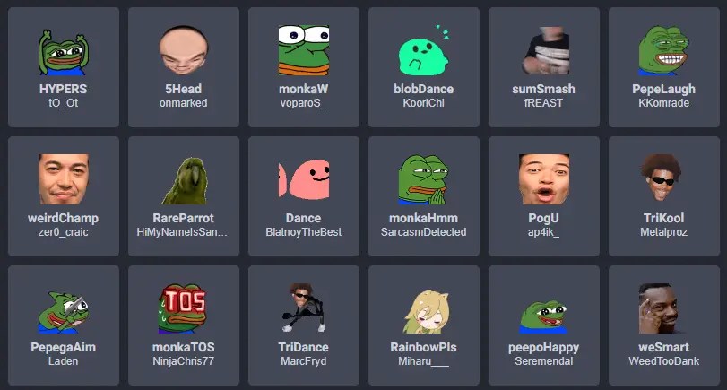 picture Pepe Emotes Twitch streamscheme