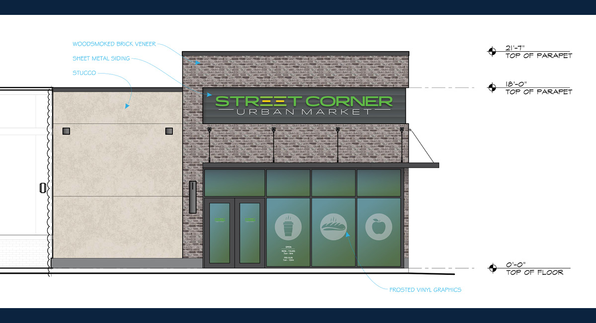 Anderson South Carolina Street Corner Storefront