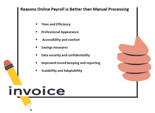 reasons online payroll is better than manual processing