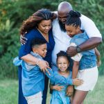 happy family after finishing personality tests