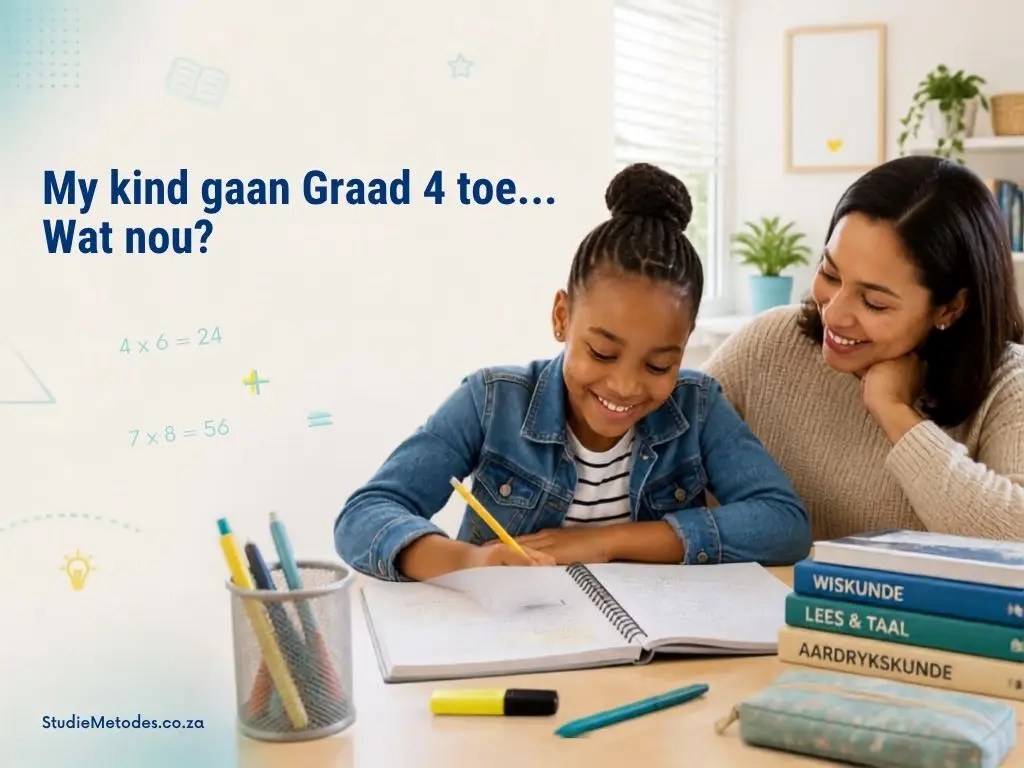My kind gaan Graad 4 toe: Wat ouers moet weet | StudieMetodes