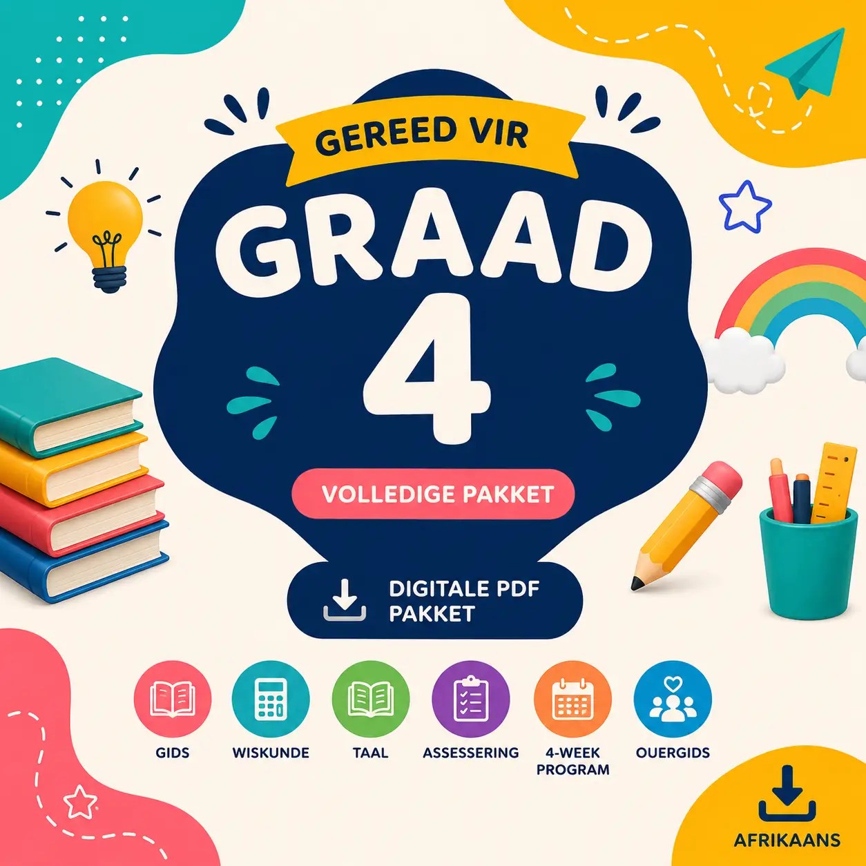 graad 4 voorebereiding pakket