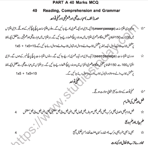 cbse class 10 urdu course a syllabus 2021 2022 latest syllabus for languages issued by ncert cbse