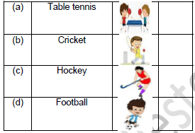 What do you want to do? Cbse Class 1 Gk Interesting Sports Worksheet Set A