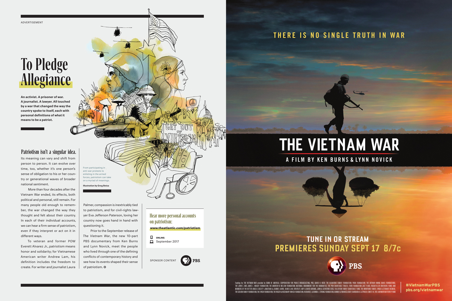 Ken Burns Vietnam - Studio 1482 Illustration