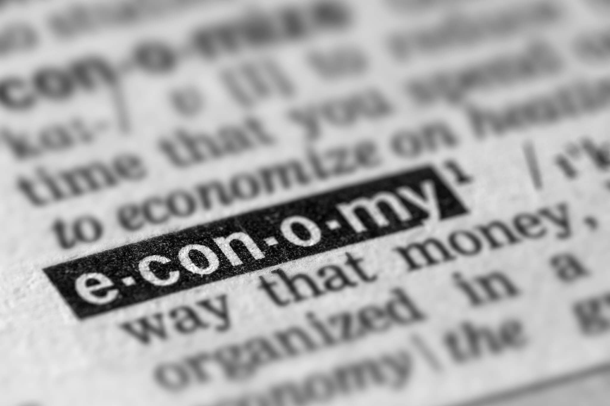 Economy Definition Word Text Study Finds