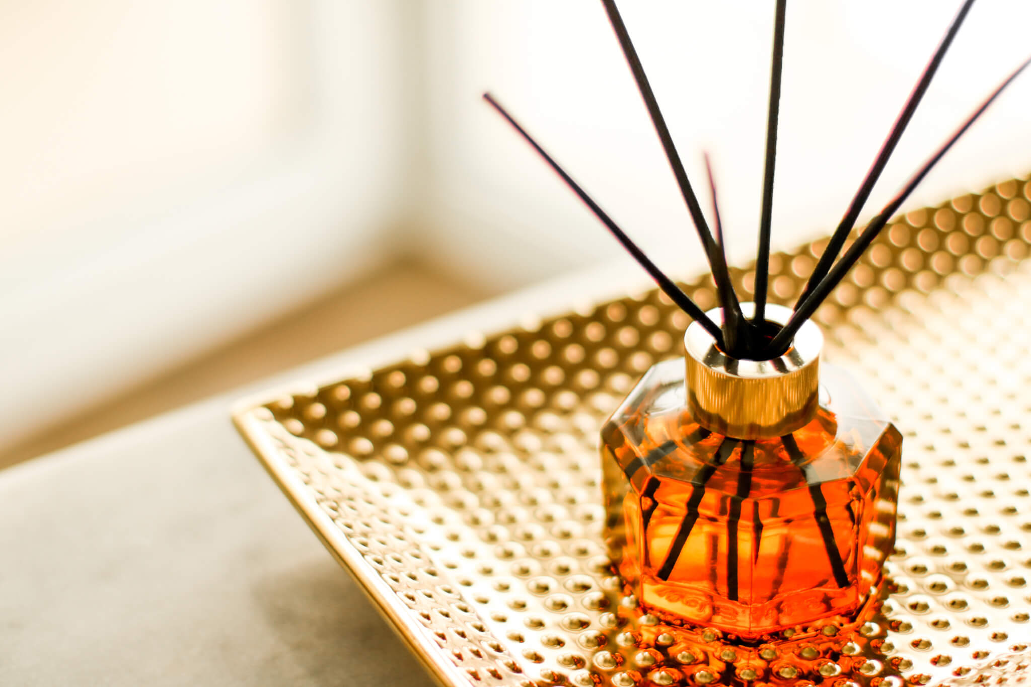 Home fragrance bottle, european luxury house decor and interior design