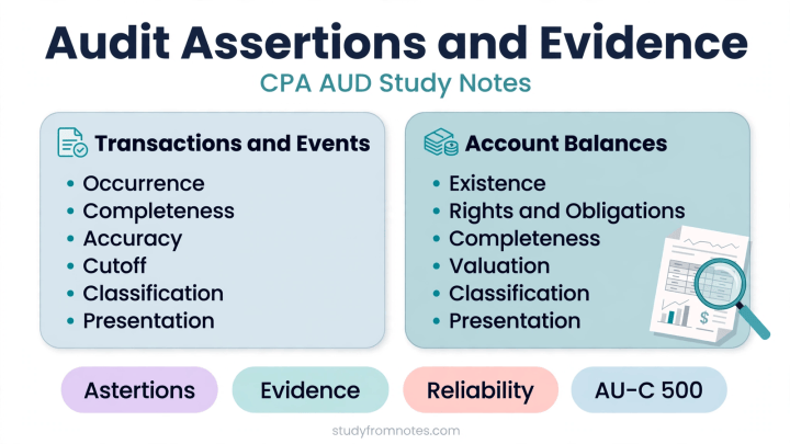 Audit Assertions and Evidence Explained for CPA AUD